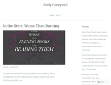 Tablet Screenshot of keelyhoneywell.wordpress.com