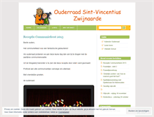 Tablet Screenshot of ouderraadsvz.wordpress.com