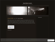 Tablet Screenshot of headabovemusic.wordpress.com