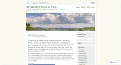 Desktop Screenshot of butterflyspointofview.wordpress.com