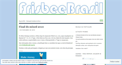 Desktop Screenshot of frisbeebrasil.wordpress.com