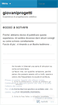 Mobile Screenshot of giovaniprogetti.wordpress.com