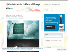Tablet Screenshot of fashionabledollsandthings.wordpress.com