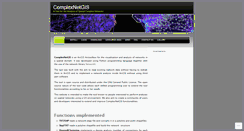 Desktop Screenshot of complexnetgis.wordpress.com