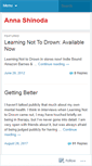 Mobile Screenshot of annashinoda.wordpress.com