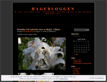 Tablet Screenshot of hagebloggen.wordpress.com