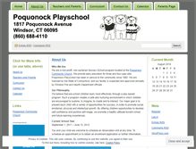 Tablet Screenshot of poquonockplayschool.wordpress.com