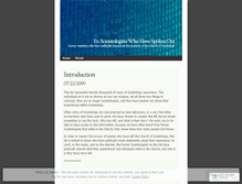 Tablet Screenshot of exscientologistlist.wordpress.com