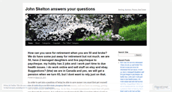 Desktop Screenshot of johnskelton077.wordpress.com