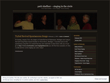 Tablet Screenshot of pattishaffner.wordpress.com