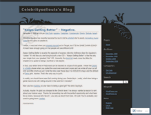 Tablet Screenshot of celebritysellouts.wordpress.com
