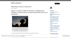 Desktop Screenshot of africawitness.wordpress.com