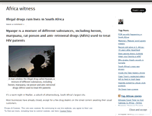 Tablet Screenshot of africawitness.wordpress.com