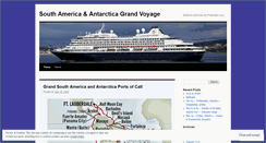 Desktop Screenshot of grandvoyage2011.wordpress.com