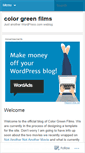 Mobile Screenshot of colorgreenfilms.wordpress.com