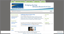 Desktop Screenshot of lightbridge.wordpress.com