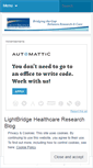 Mobile Screenshot of lightbridge.wordpress.com