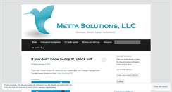 Desktop Screenshot of mettasolutions.wordpress.com