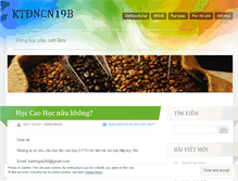 Tablet Screenshot of ktdncn19b.wordpress.com