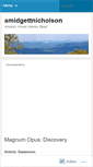 Mobile Screenshot of amidgettnicholson.wordpress.com