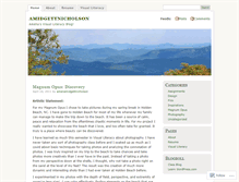 Tablet Screenshot of amidgettnicholson.wordpress.com