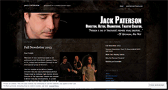 Desktop Screenshot of jackpatersontheatre.wordpress.com