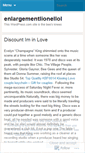 Mobile Screenshot of enlargementlionellol.wordpress.com