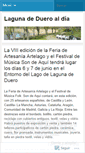 Mobile Screenshot of lagunadedueroaldia.wordpress.com