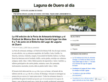 Tablet Screenshot of lagunadedueroaldia.wordpress.com