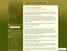 Tablet Screenshot of dankreport.wordpress.com