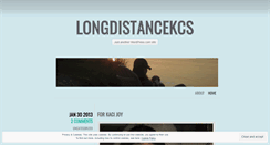 Desktop Screenshot of longdistancekcs.wordpress.com