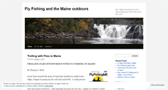 Desktop Screenshot of flyfishingmaine.wordpress.com