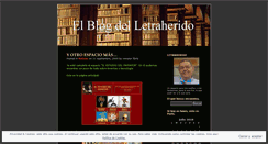 Desktop Screenshot of letraherido.wordpress.com