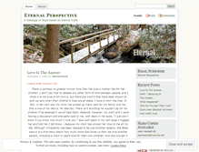 Tablet Screenshot of eternaloutlook.wordpress.com