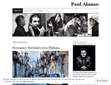 Tablet Screenshot of paulalonso.wordpress.com