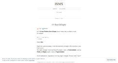 Desktop Screenshot of ixmx.wordpress.com