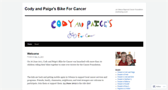 Desktop Screenshot of codyandpaigesbike.wordpress.com