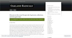 Desktop Screenshot of oaklandradicals.wordpress.com