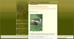 Desktop Screenshot of frugalgardeningmomma.wordpress.com