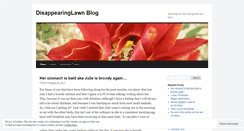 Desktop Screenshot of disappearinglawn.wordpress.com