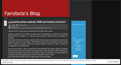 Desktop Screenshot of farisbola.wordpress.com