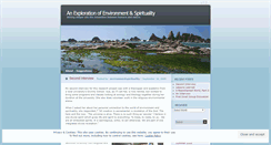 Desktop Screenshot of environmentspirituality.wordpress.com