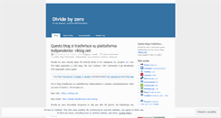 Desktop Screenshot of dividebyzero.wordpress.com