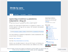 Tablet Screenshot of dividebyzero.wordpress.com