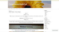 Desktop Screenshot of greenmountaingal.wordpress.com