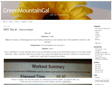 Tablet Screenshot of greenmountaingal.wordpress.com
