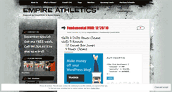 Desktop Screenshot of empireathletics.wordpress.com