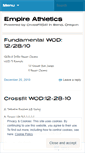 Mobile Screenshot of empireathletics.wordpress.com