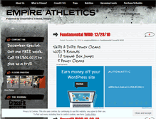 Tablet Screenshot of empireathletics.wordpress.com