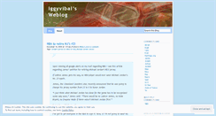 Desktop Screenshot of iggyvibal.wordpress.com